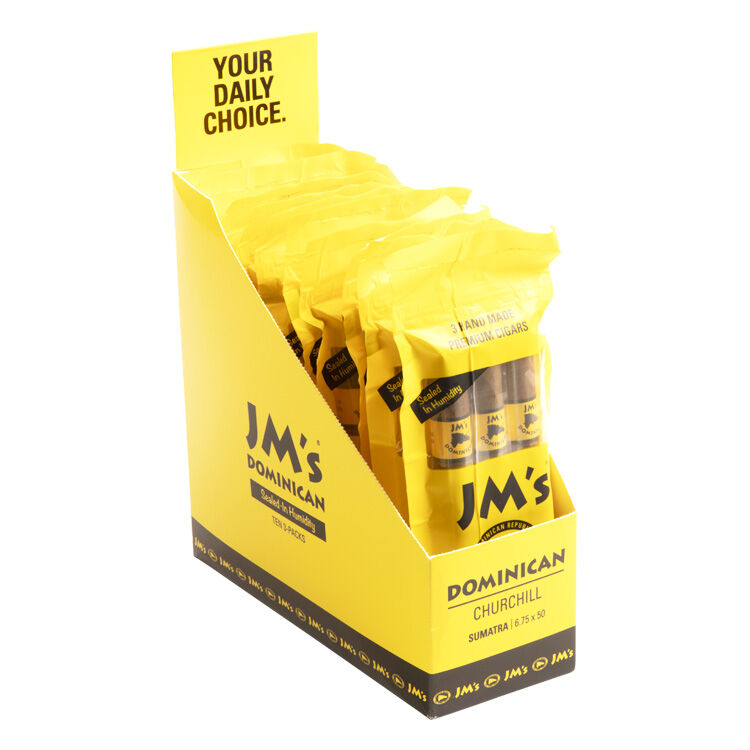 View product media JMDS3PK Sumatra Churchill Fresh Pack 10/3ct, , jrcigars 2